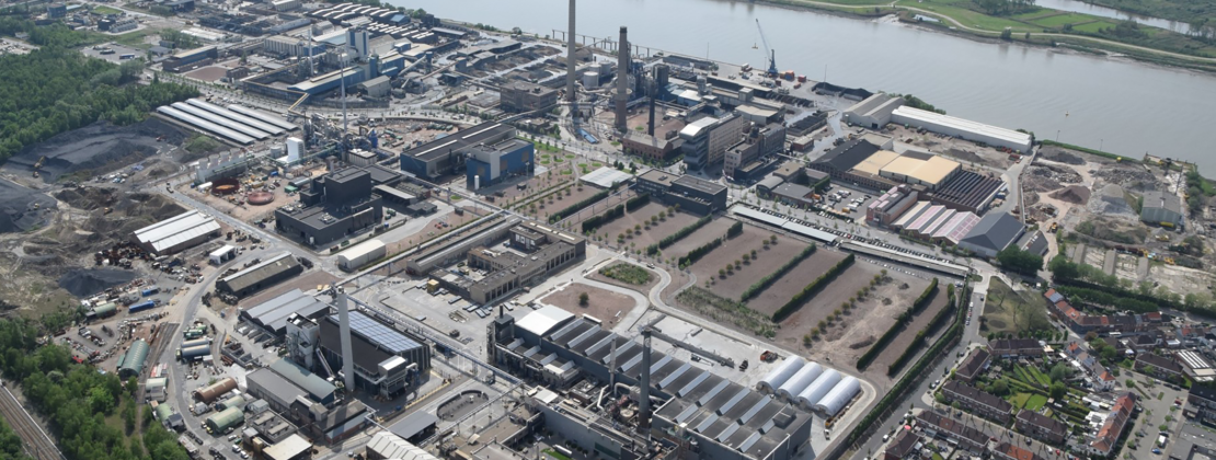 Umicore electronic waste recycling facility in Hoboken, Belgium